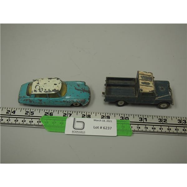 2X THE MONEY/ CORGI TOYS JEEP & CITRUEN D519 CAR (BOTH 4 IN LONG)