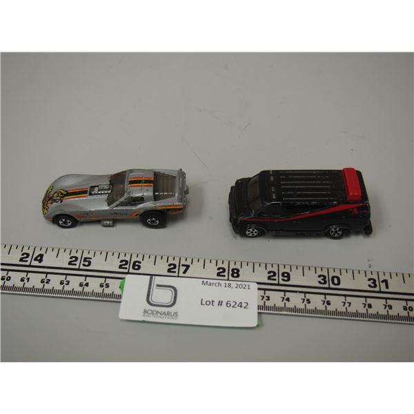 VINTAGE HOTWHEELS CAR & 1899 ERTL A-TEAM CAN (BOTH HAVE BENT AXLES) 2X THE MONEY