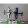 Image 2 : (2) TOY METAL PLANES MADE IN CHINA (2X THE MONEY)