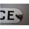 Image 2 : VINTAGE ENAMEL OFFICE SIGN (10 IN LONG)