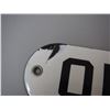Image 3 : VINTAGE ENAMEL OFFICE SIGN (10 IN LONG)