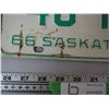 Image 2 : (1) 1966 SASK LICENSE