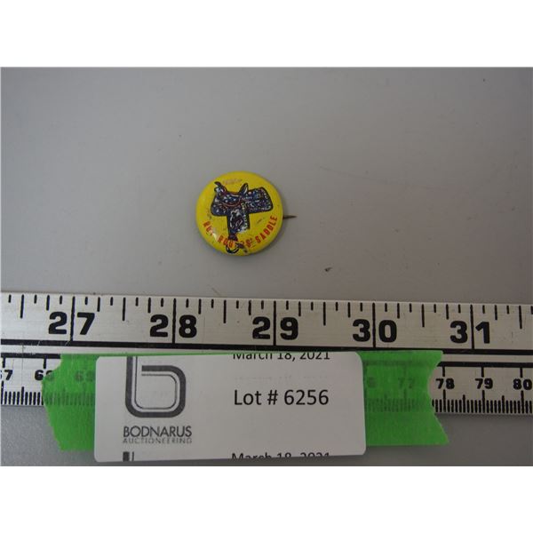 1953 POST GROUPE NUTS FLAKES ROY ROGERS SADDLE HAT PIN