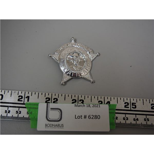 PLASTIC WYATT ERP BADGE (MADE IN CHINA)