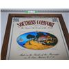 Image 2 : SOUTHERN COMFORT THE GRANDOLE DRINK OF THE SOUTH MIRRORED ADVERTISING IN FRAME (19X24)