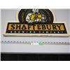 Image 3 : SHAFTEBURY BREWING CO WOODEN ADVERTISING SIGN (19 1/2 X 24 IN LONG)