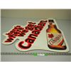 Image 1 : MOLSUN CANADIAN FOAM BOARD ADVERTISING SIGN (28 1/4 X 29 1/2 IN LONG) (DOUBLE SIDED)