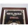Image 2 : WHYTE AND MACKAY SCOTCH WHISKY SIGN IN FRAME (11.5 WIDE 15.5 LONG)