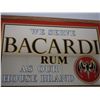 Image 3 : BACARDO MIRROR ADVERTISING SIGN (13 X 19 IN LONG)
