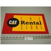 Image 1 : CAT RENTAL SIGN METAL (9 1/4 X 15 1/2 IN LONG)