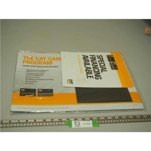 CAT FINANCIAL MOUSE PADS (2) NEW