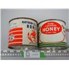 Image 4 : 2X THE MONEY/ VINTAGE HONEY TINS