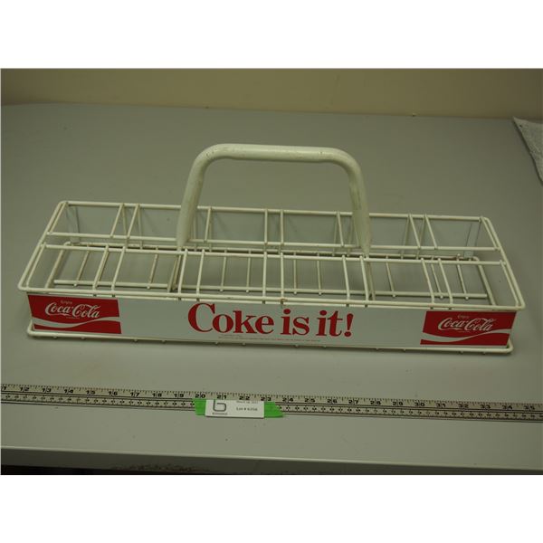 VINTAGE METAL COCA COLA CARRYING CASE (24 IN LONG)