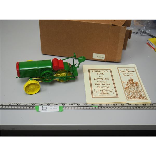JD ALL-WHEEL DRIVE TRACTOR WITH PAPERS 1/16 SCALE