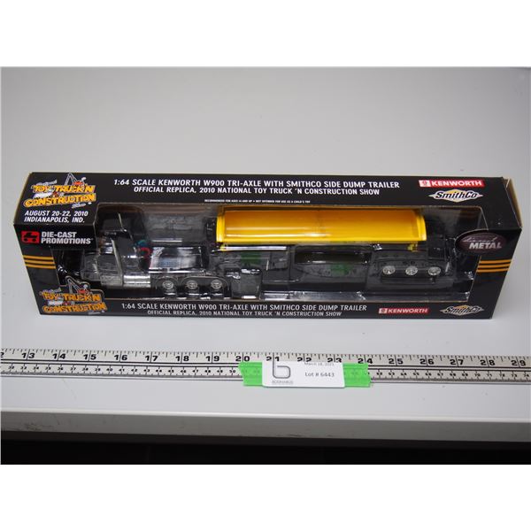 TOY TRUCK CONST SHOW 1/64 W900 WITH SIDE DUMP NIB
