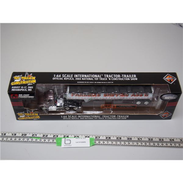 TOY TRUCK CONST SHOW 1/64 INTERNATIONAL NIB