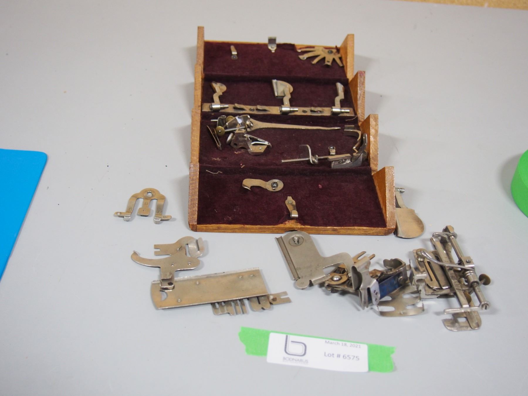 Vintage Singer Sewing Machine Accessories in Patented 1889 Feb 19