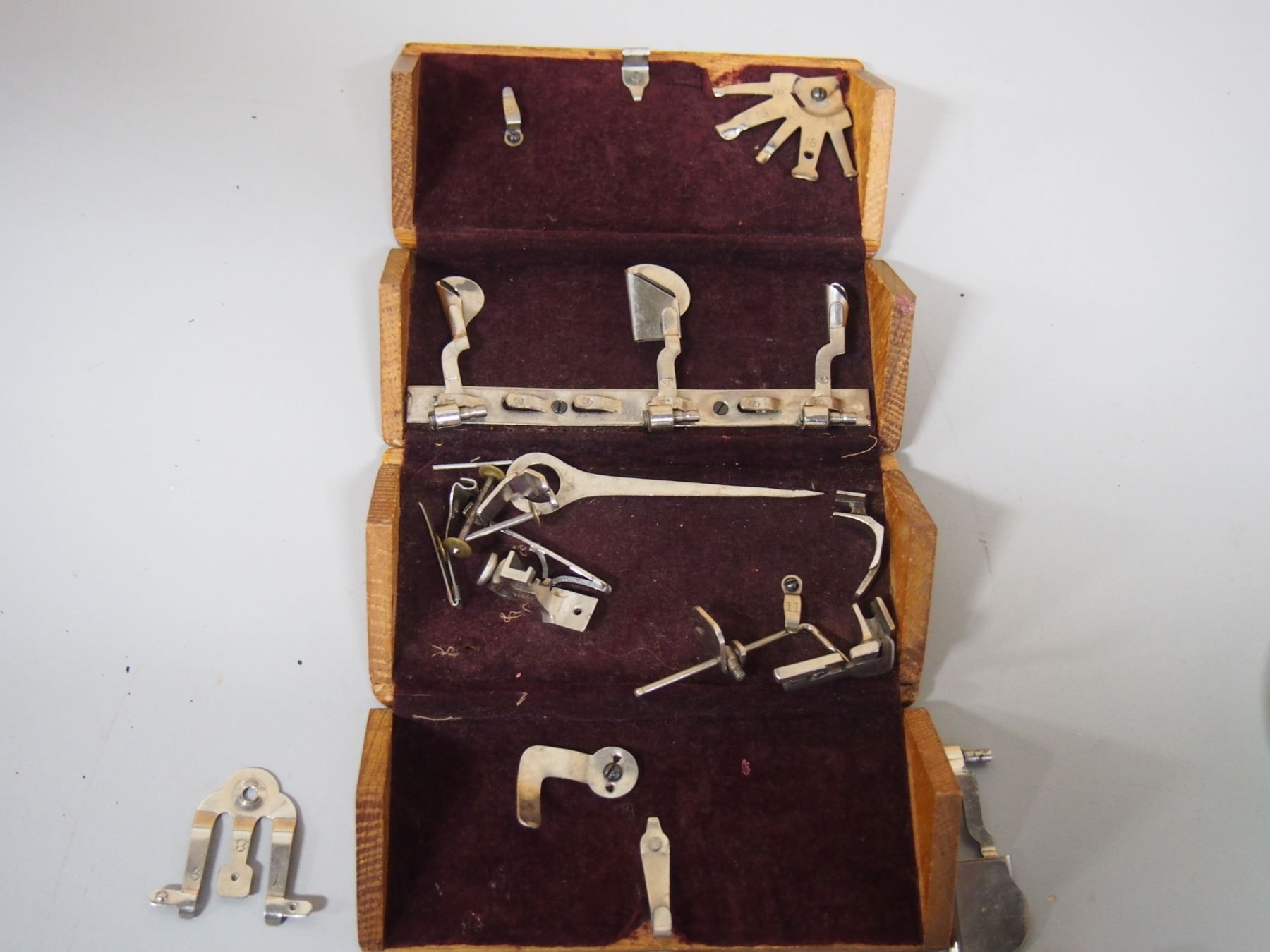 Vintage Singer Sewing Machine Accessories in Patented 1889 Feb 19