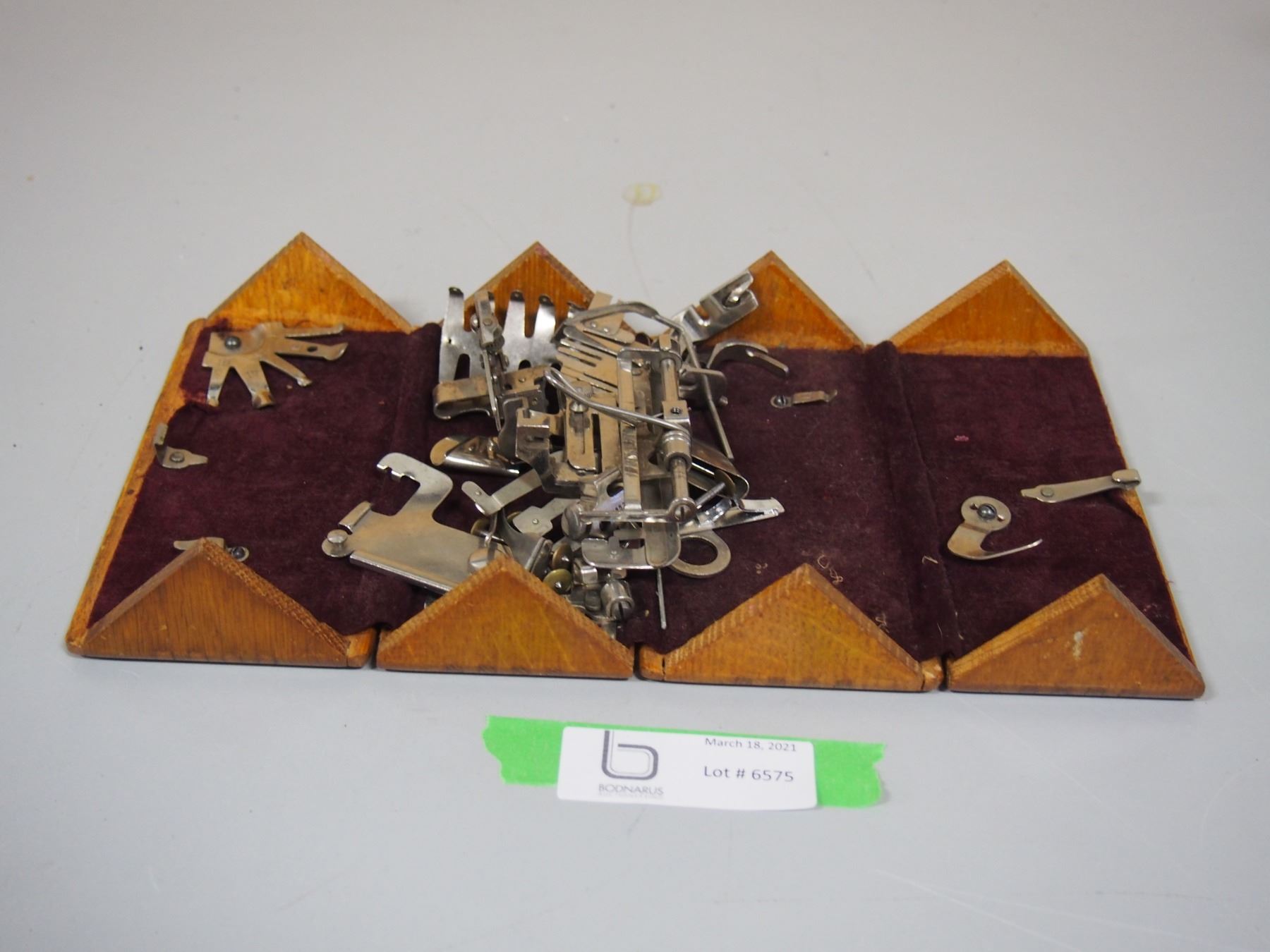 Vintage Singer Sewing Machine Accessories in Patented 1889 Feb 19