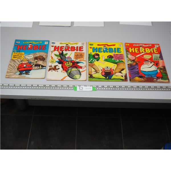 4X THE MONEY - 1965 12C (4) Herbie Comics