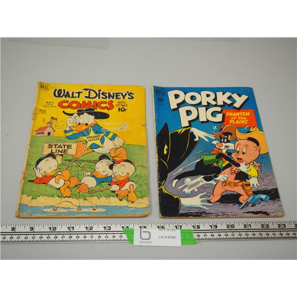 2X THE MONEY Doll 10C Comics (2) 1949 & 1950