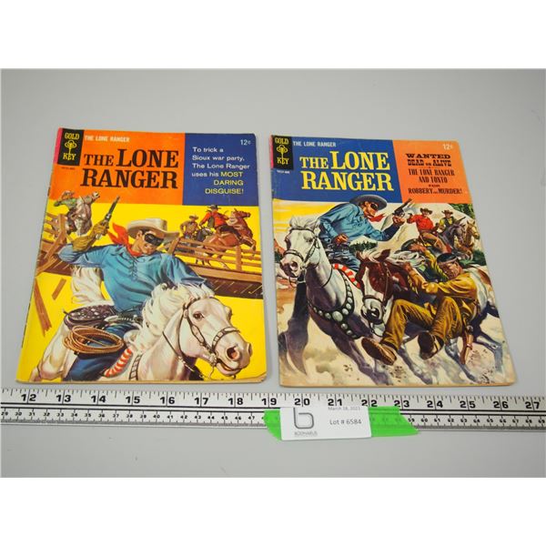 2X THEMONEY - Gold Key 12C Lone Ranger Comics