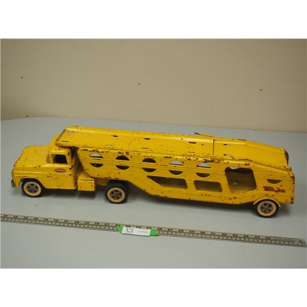 Tonka Semi and Car Hauler Trailer 28.5" L