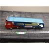 Image 3 : Vintage Metal Highway Transport Semi Truck and Trailer (Made in Japan) *Missing 1 Set of Wheels