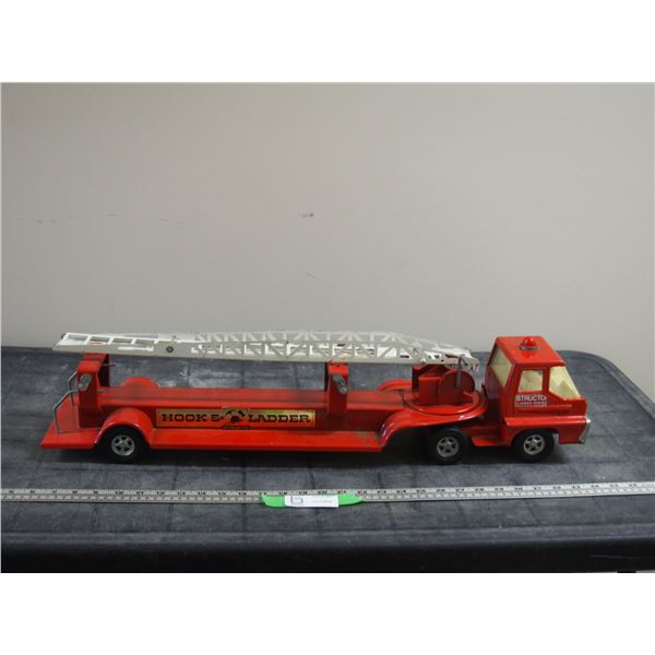 Structo Hook and Ladder Semi Truck and Trailer 28.5" L