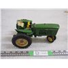 Image 3 : Metal John Deere Tractor Toy (Missing Muffler) *SELF MADE HITCH