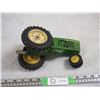 Image 4 : Metal John Deere Tractor Toy (Missing Muffler) *SELF MADE HITCH