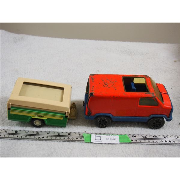 Tonka Van and Tonka Camper