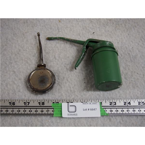 2 Smaller Oiler Cans