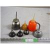 Image 1 : 7 Small Oil Cans (2 Plastic)