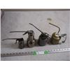 Image 2 : 4 Pump Style Oiler Cans