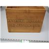 Image 3 : GOVERNOR GENERAL OLD JAMAICA RUM W& A GIBEY (REGINA SK) (13X14 IN LONG) WOODEN CRATE