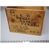 Image 4 : GOVERNOR GENERAL OLD JAMAICA RUM W& A GIBEY (REGINA SK) (13X14 IN LONG) WOODEN CRATE