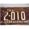 Image 3 : 1954 Sask Trailer License Plate