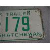 Image 3 : 1964 F and P Trailer License Plate Sask