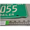 Image 3 : 1969 Sask P Trailer License Plate
