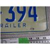 Image 2 : 1972 Sask P Trailer License Plate