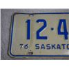 Image 2 : Pair of 1976 Sask License Plates