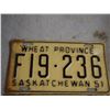 Image 2 : Pair of 1951 Sask License Plates