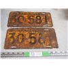 Image 1 : Pair of 1939 Sask License Plates
