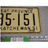 Image 3 : 1951 Sask License Plate