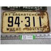 Image 3 : 2X THE MONEY - 1956 & 1957 Sask License Plates