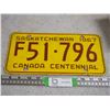 Image 1 : 1967 Sask License Plate