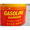 Image 3 : Twin Spout Gasoline Metal Can 2.5 US Gallons