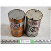 Image 1 : B/A Peerless Oil Tin Plus Esso Automatic Transmission Fluid Tin (One Quart Tins Empty)