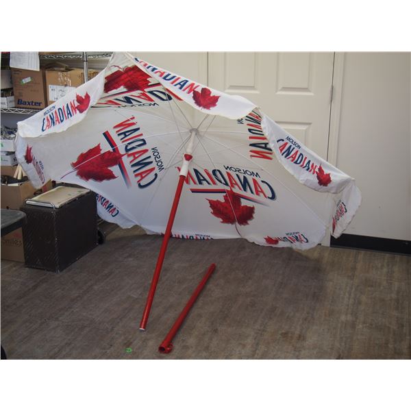 MOLSON CANADIAN UMBRELLA WITH EXTENSION